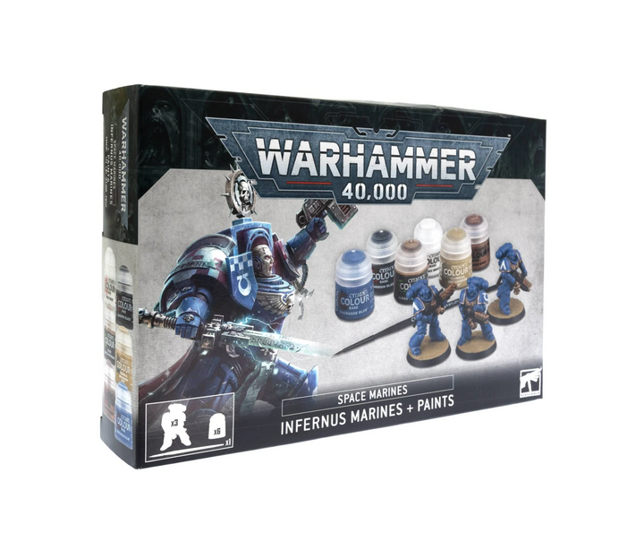 INFERUS MARINES SPACE MARINES + PAINTS