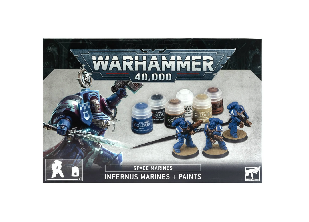 INFERUS MARINES SPACE MARINES + PAINTS