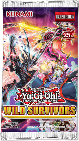 Yu-Gi-Oh! TCG Booster Pack Wild Survivors (1 Pack Supplied)