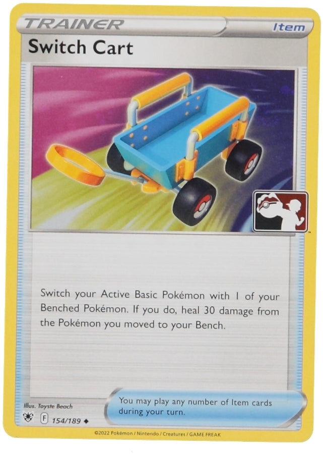 Pokemon TCG Switch Cart ASR 154 (FOIL) Prize Pack S3