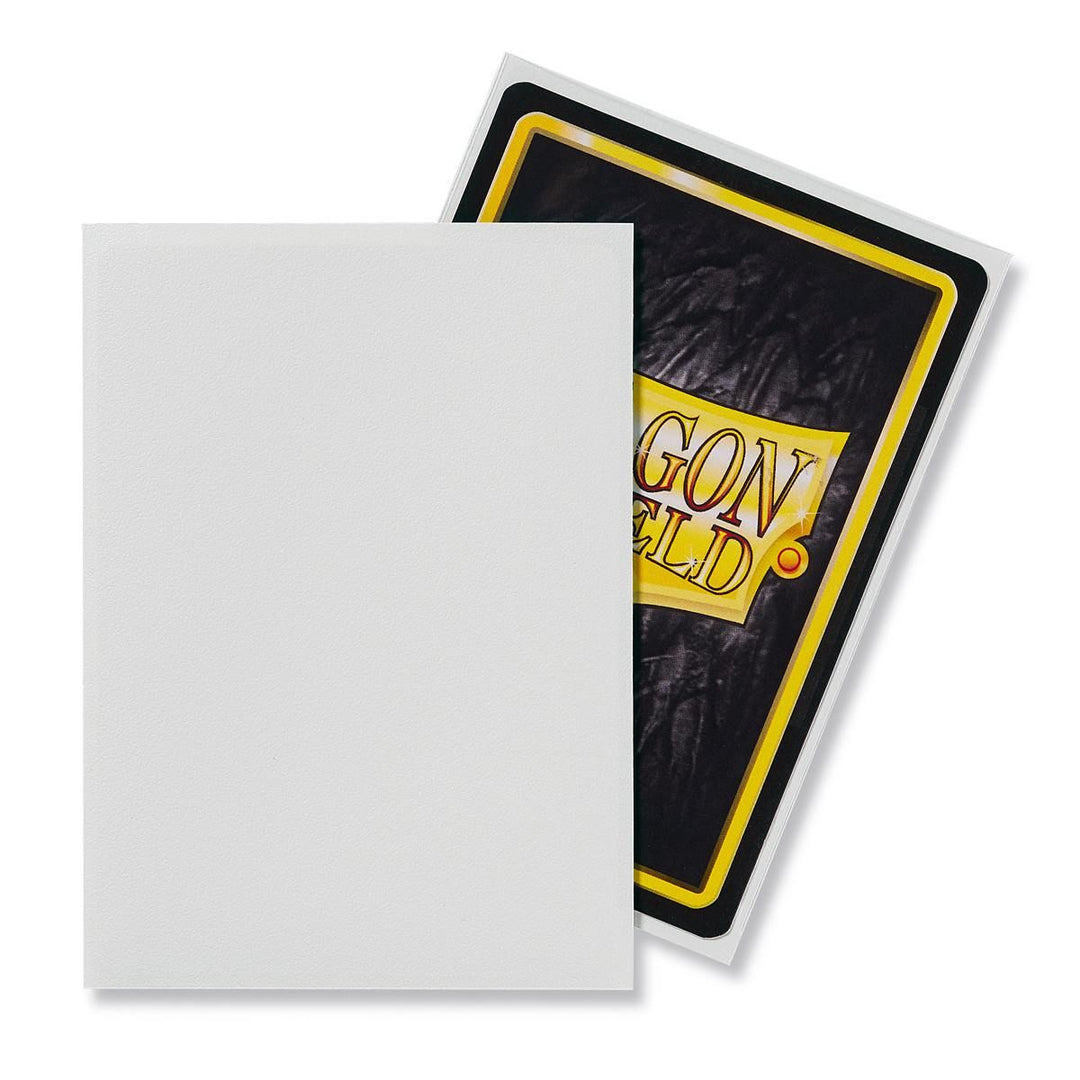 Dragon Shield Standard Matte White Sleeves (100)