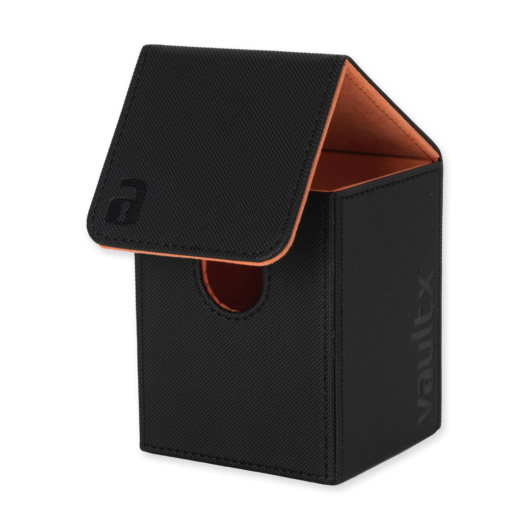 Vault X Exo-Tec Zip Toploading Deck Box 80+ Black Orange
