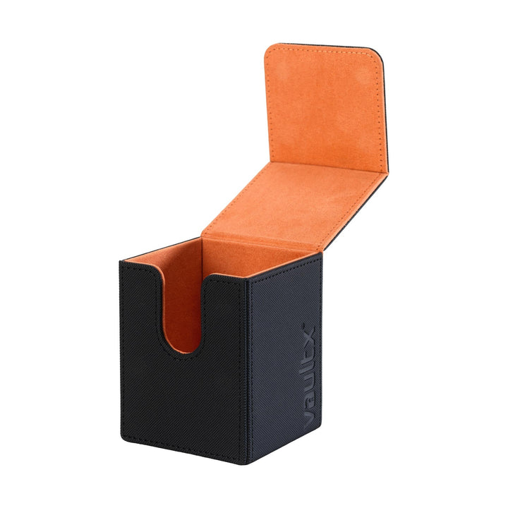 Vault X Exo-Tec Zip Toploading Deck Box 80+ Black Orange