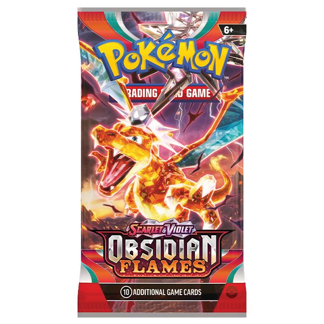 Pokemon TCG Scarlet & Violet Obsidian Flames Foil Booster Pack (1 Supplied)