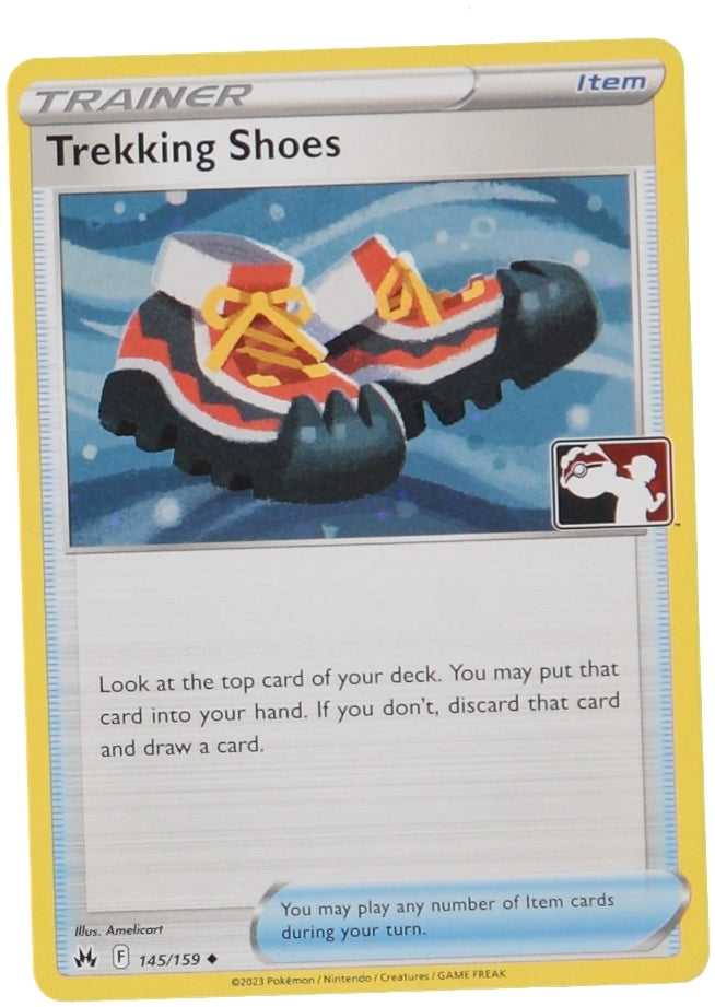 Pokemon TCG Trekking Shoes CRZ 145 (FOIL) Prize Pack S3