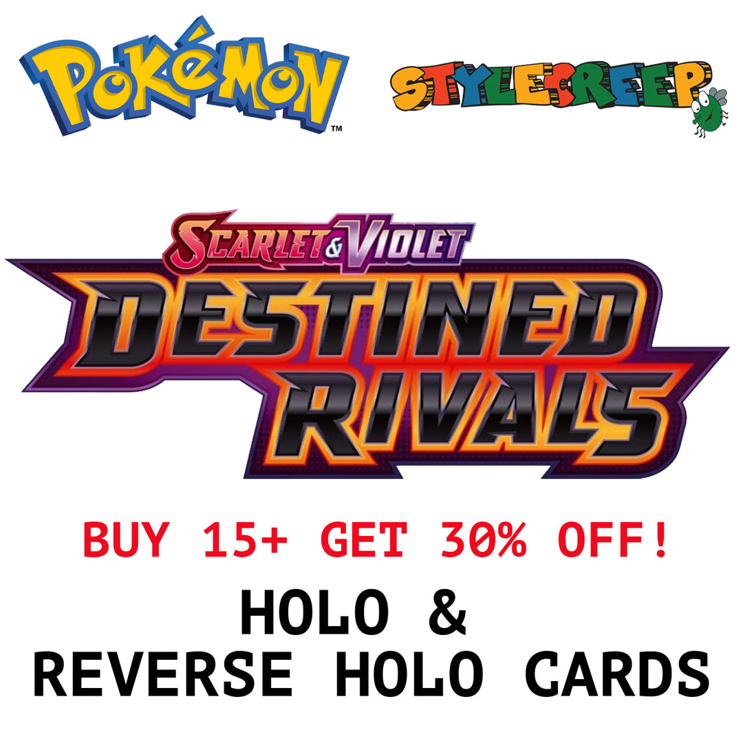 Pokemon TCG Destined Rivals Holo & Reverse Holo Cards - Select Your Card