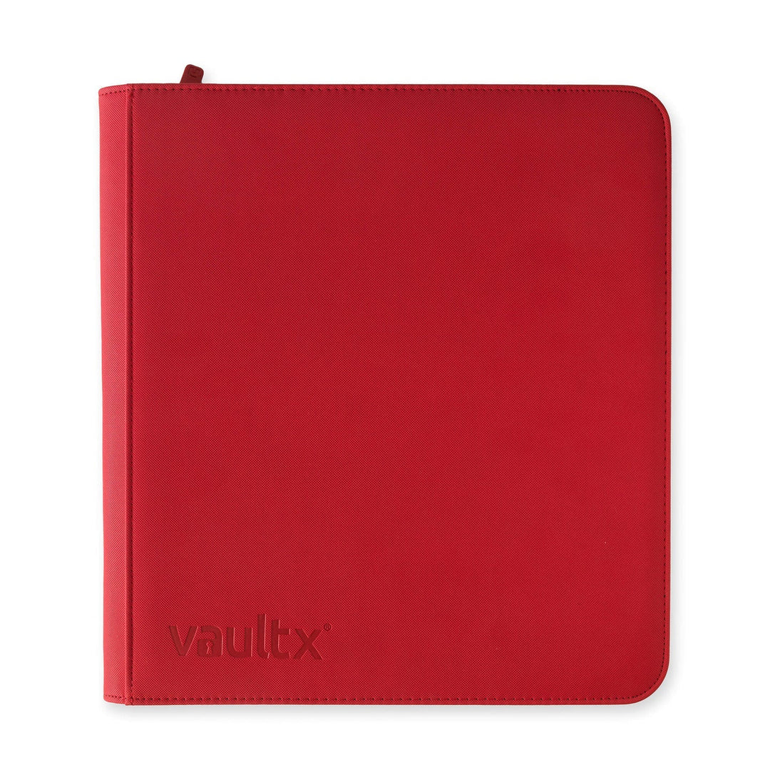 Vault X Exo-Tec Zip Binder 12-Pocket Fire Red - stylecreep.com