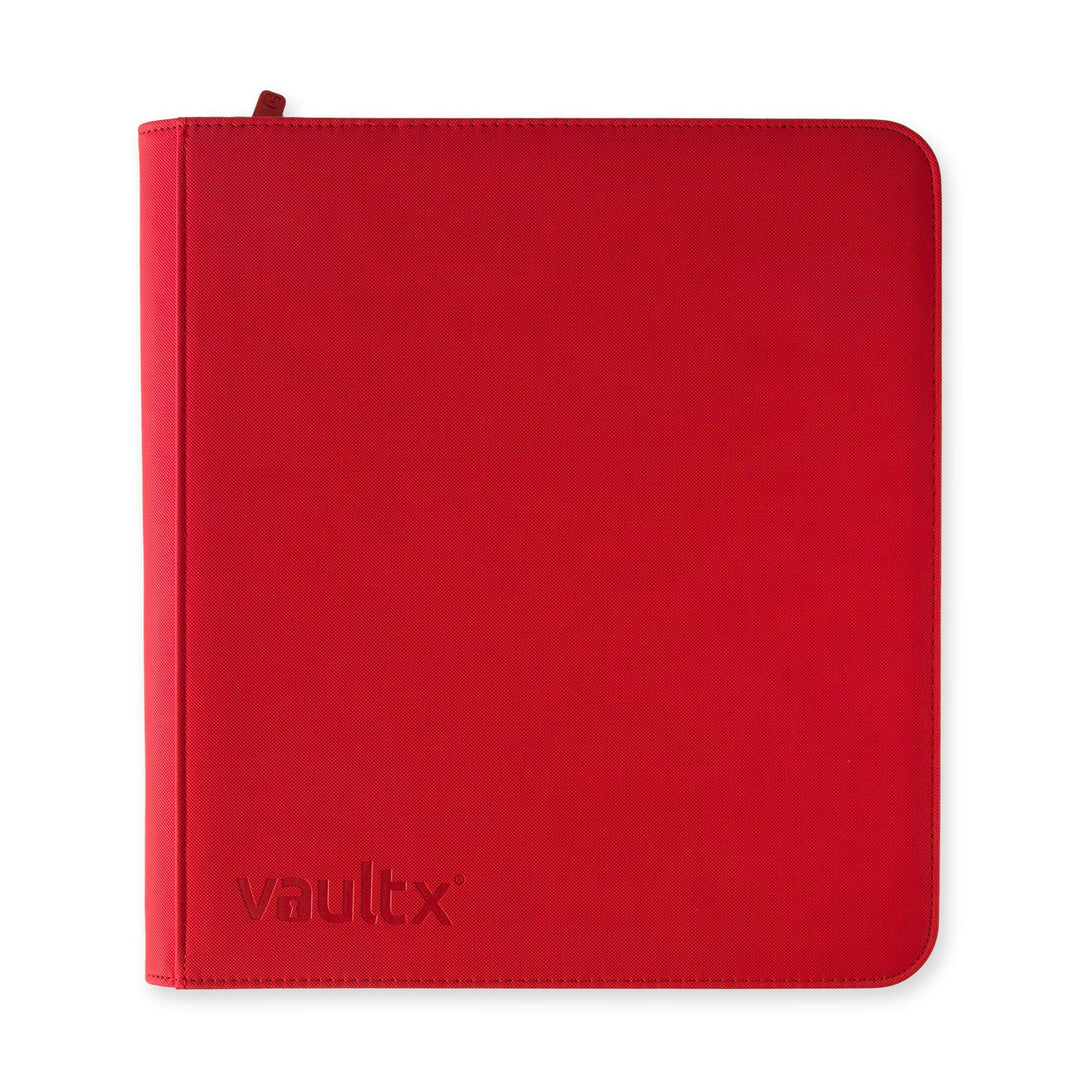 Vault X Exo-Tec Zip Binder 12-Pocket XL Fire Red