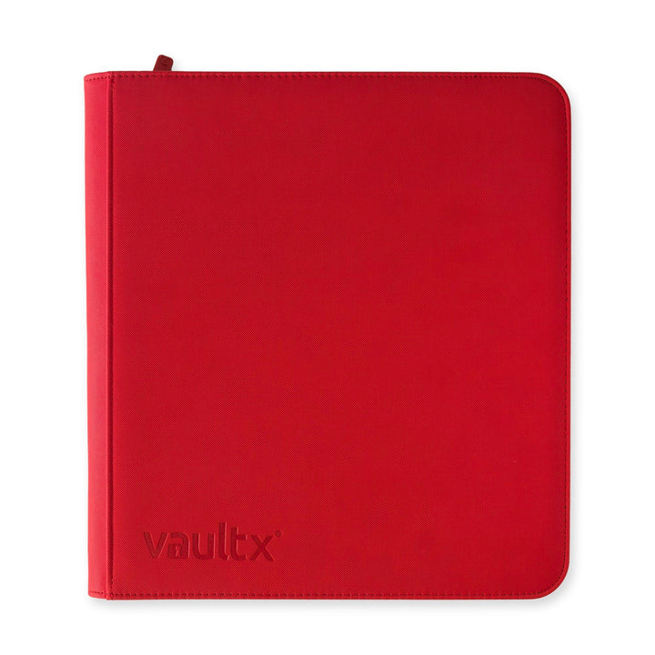Vault X Exo-Tec Zip Binder 12-Pocket XL Fire Red