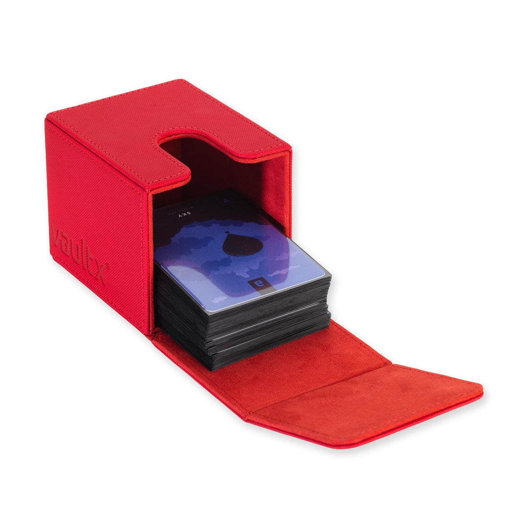 Vault X Exo-Tec Zip Toploading Deck Box 80+ Fire Red