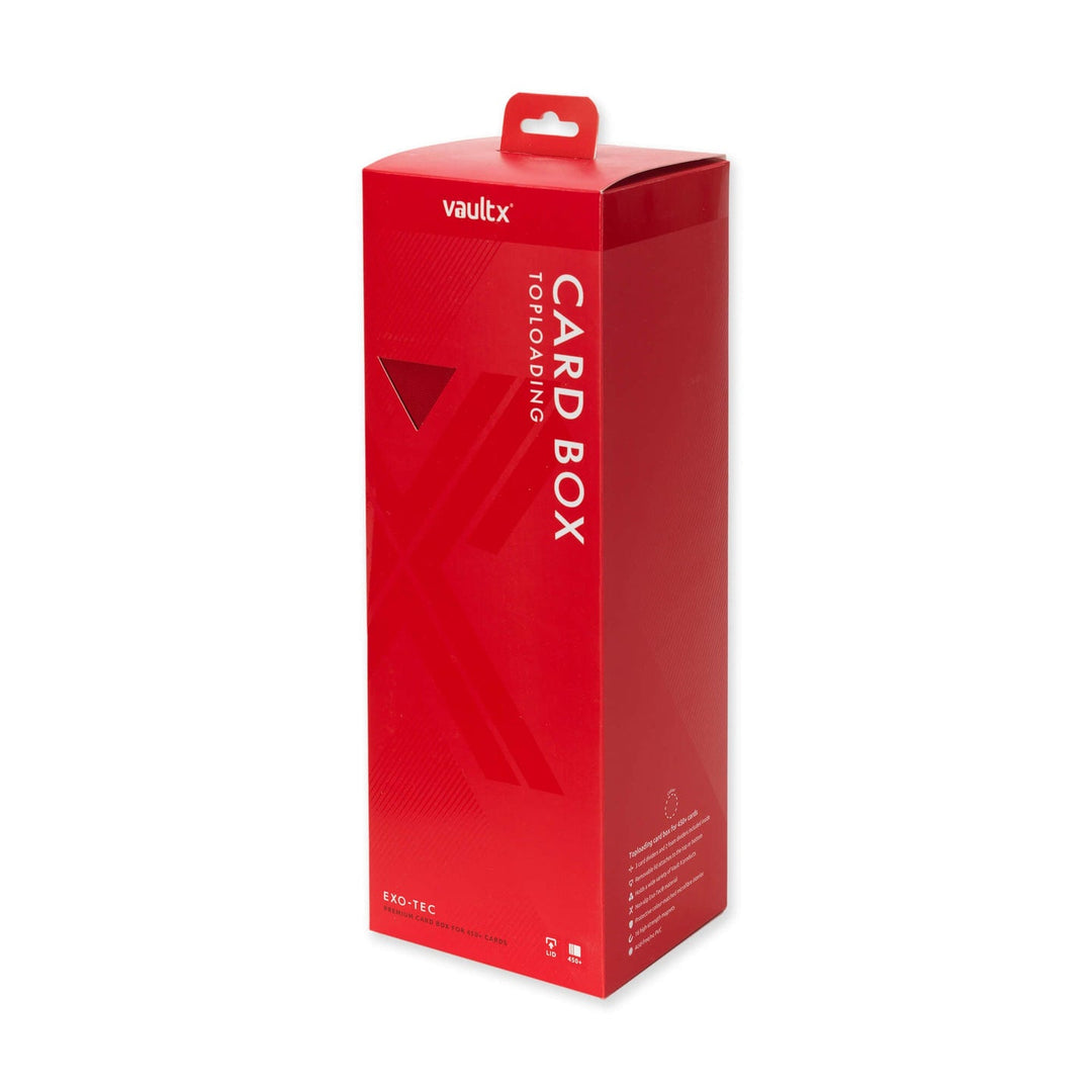 Vault X Exo-Tec Card Box 450+ Fire Red