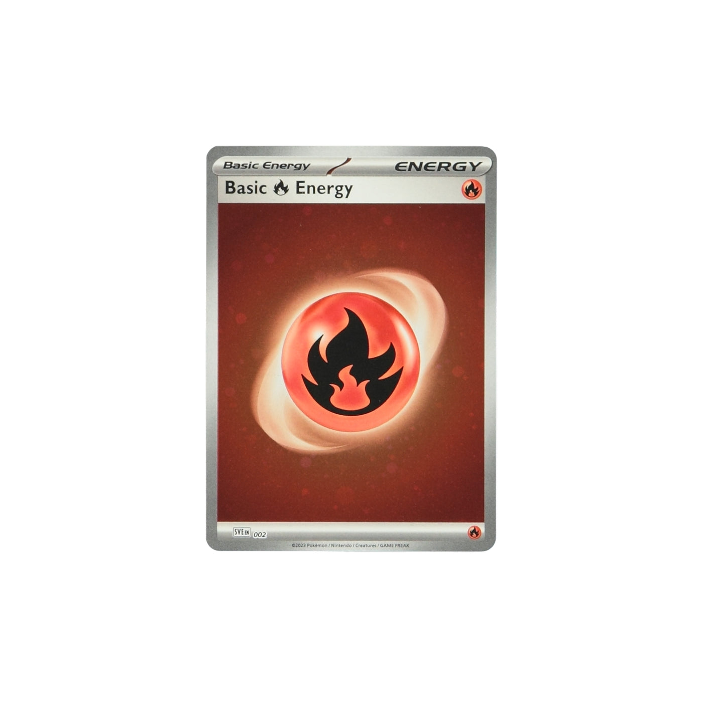 Pokemon TCG Scarlet & Violet SVEEN002 Cosmo Holo Fire Energy Card