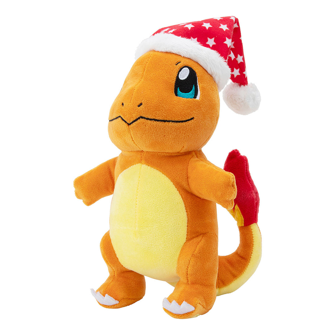 Pokemon - 8in Plush Charmander W/Santa Hat