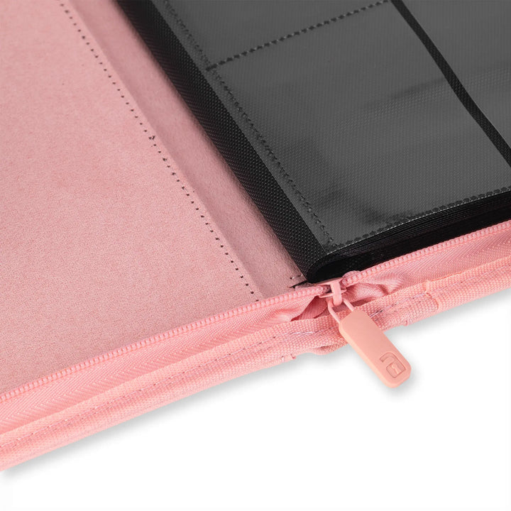 Vault X Exo-Tec Zip Binder 4-Pocket Just Pink