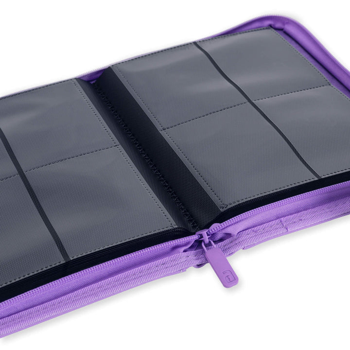 Vault X Exo-Tec Zip Binder 4-Pocket Just Purple
