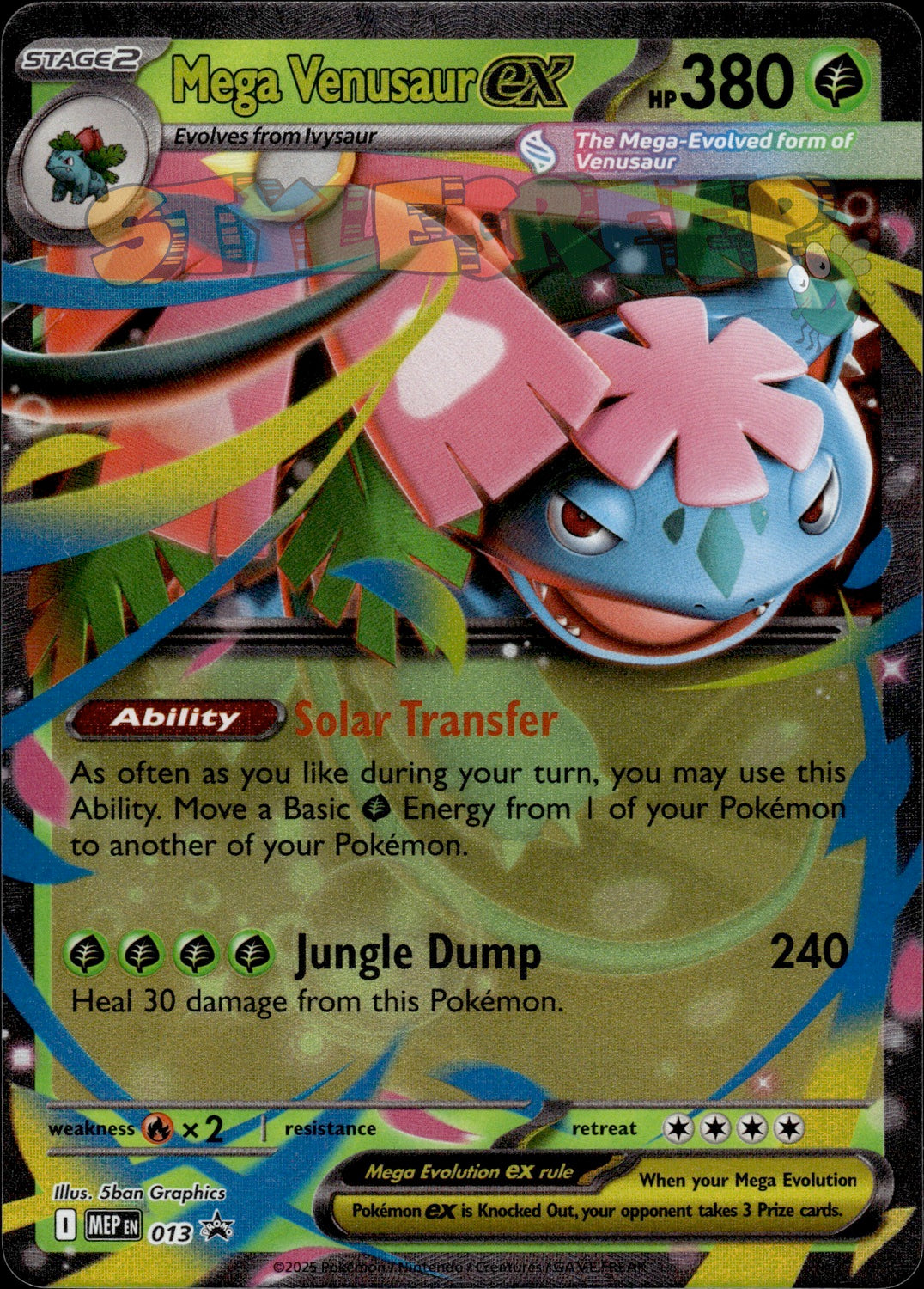 Mega Venusaur Ex Promo 013 - stylecreep.com