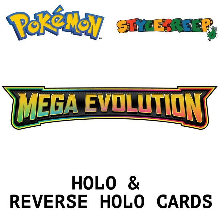 Pokemon TCG Mega Evolution Holo & Reverse Holo Cards - Select Your Card