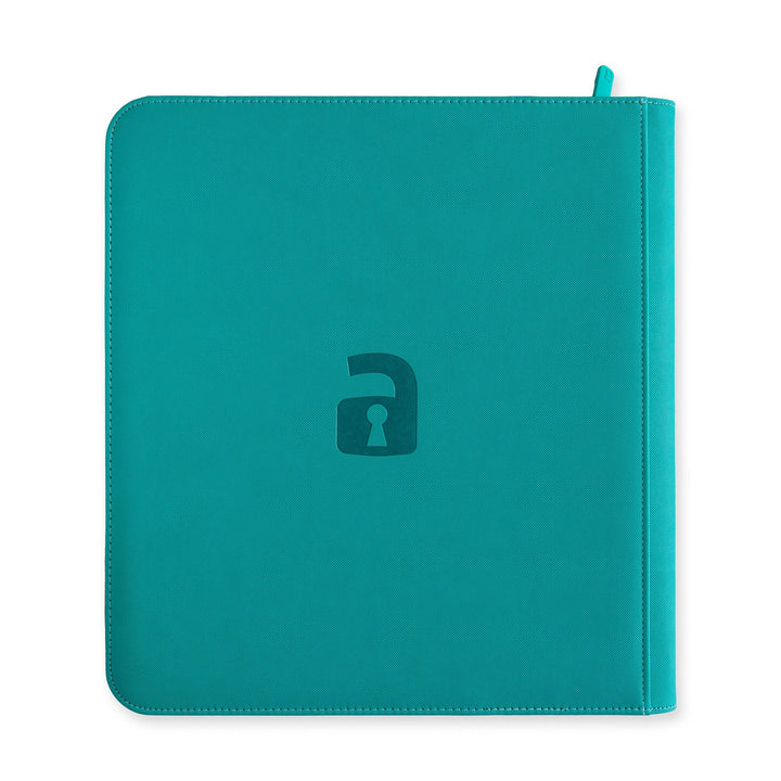 Vault X Exo-Tec Zip Binder 12-Pocket XL Ocean Blue