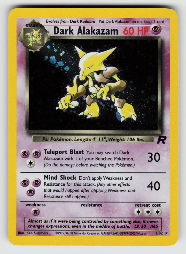 Dark Alakazam (1) | Moderately Played / English / Unlimited Holofoil