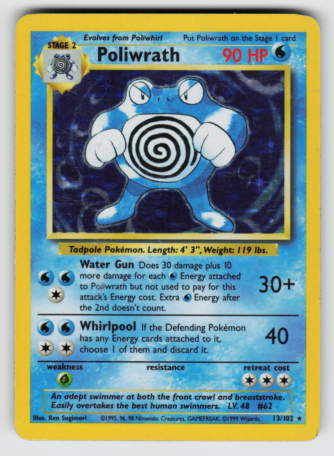 Poliwrath | Moderately Played / English / Holofoil