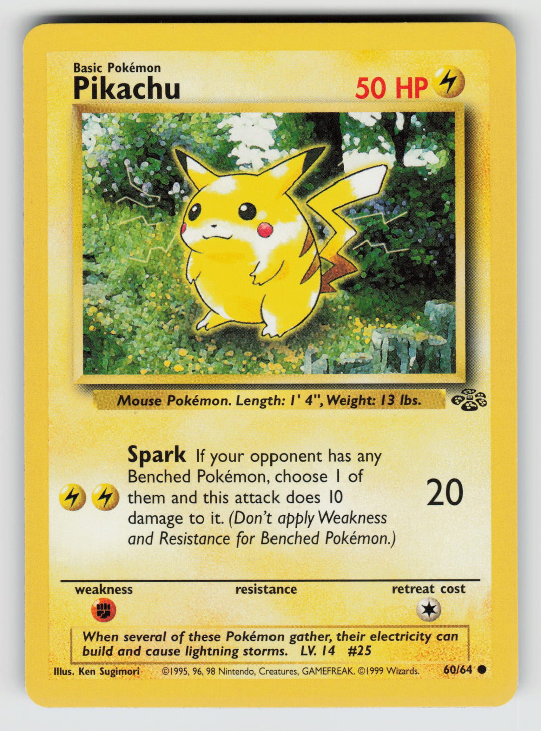 60/64 Pikachu Jungle - (Lightly Played) - (B)
