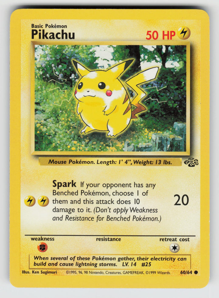 60/64 Pikachu Jungle - (Lightly Played) - (A)
