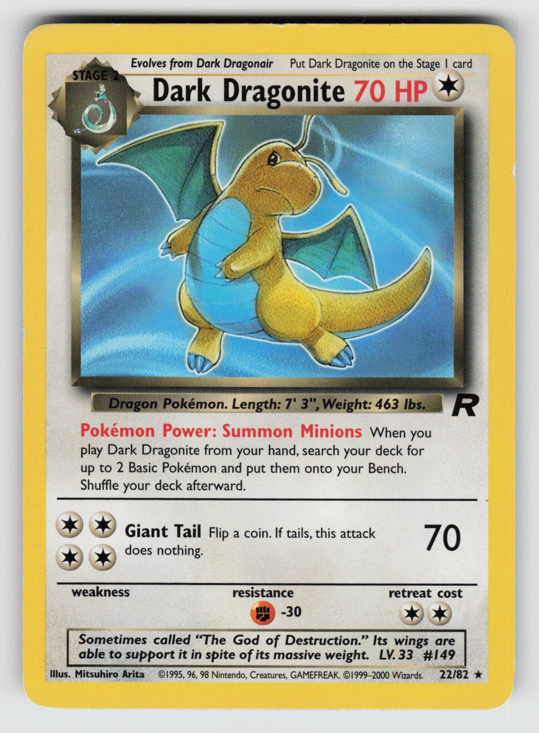 Dark Dragonite (22) | Lightly Played / English / Unlimited