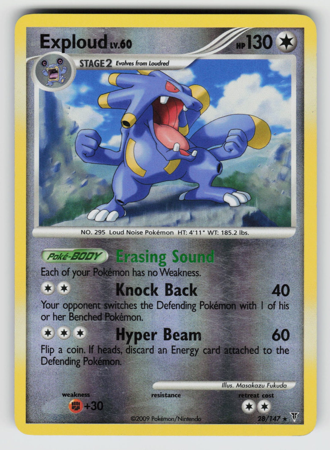 Exploud | Moderately Played / English / Reverse Holofoil