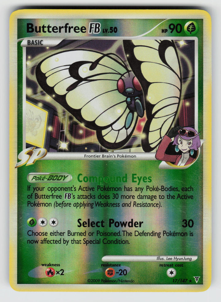 Butterfree FB | Lightly Played / English / Reverse Holofoil