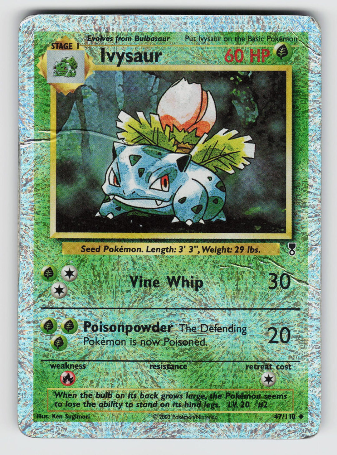 Ivysaur | Damaged / English / Reverse Holofoil