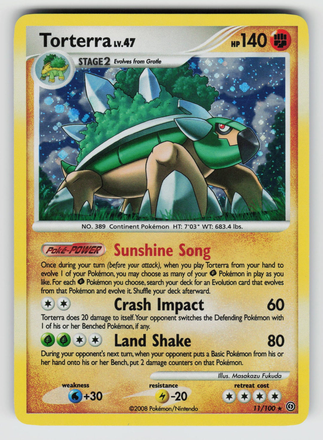 Torterra | Lightly Played / English / Holofoil