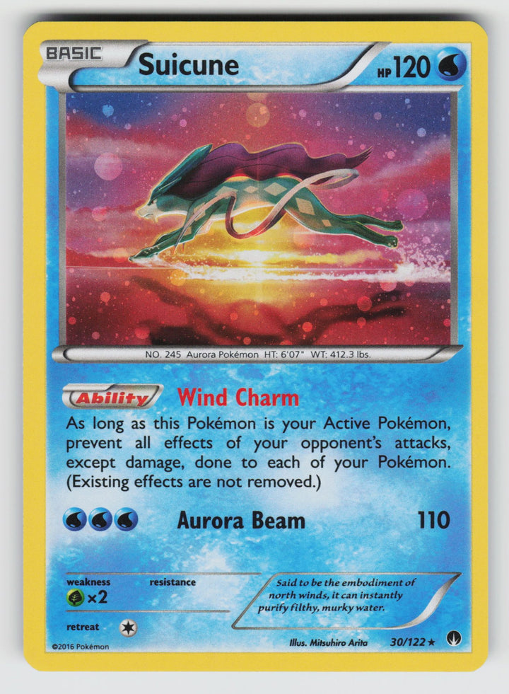 Suicune - 30/122 (Cosmos Holo)