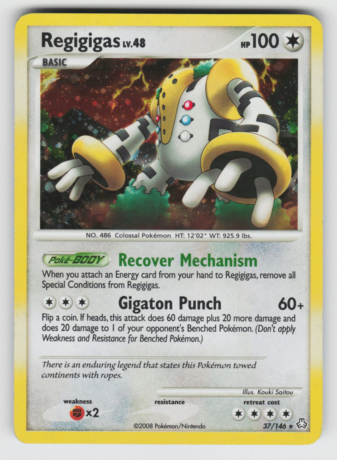 Regigigas - 37/146 (DP Legends Awakened)