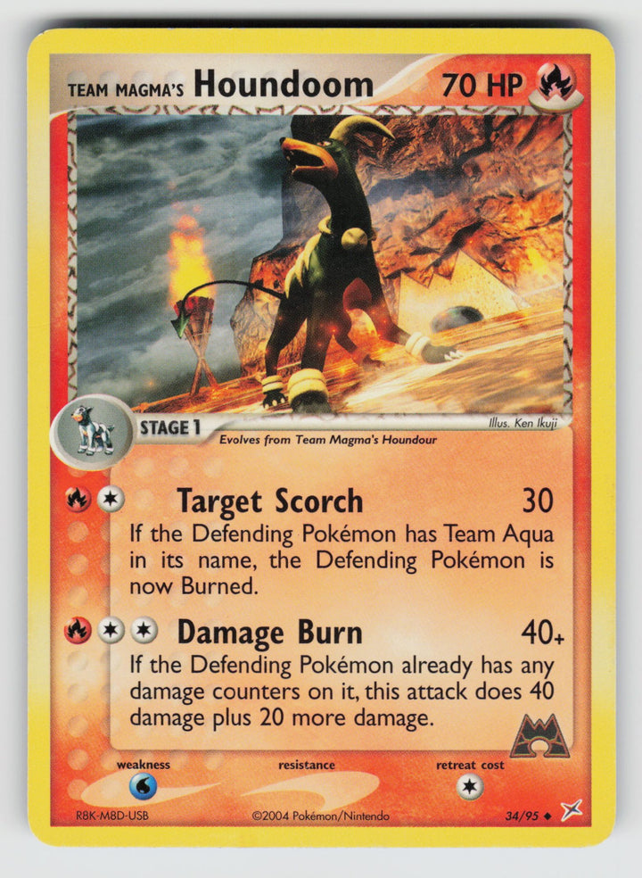 Team Magma's Houndoom - 34/95 | Moderately Played / English / Normal