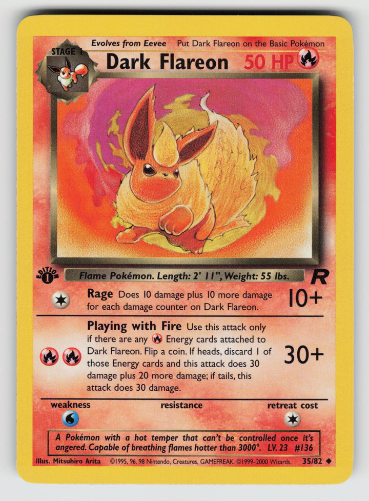Dark Flareon | Lightly Played / English / 1st Edition