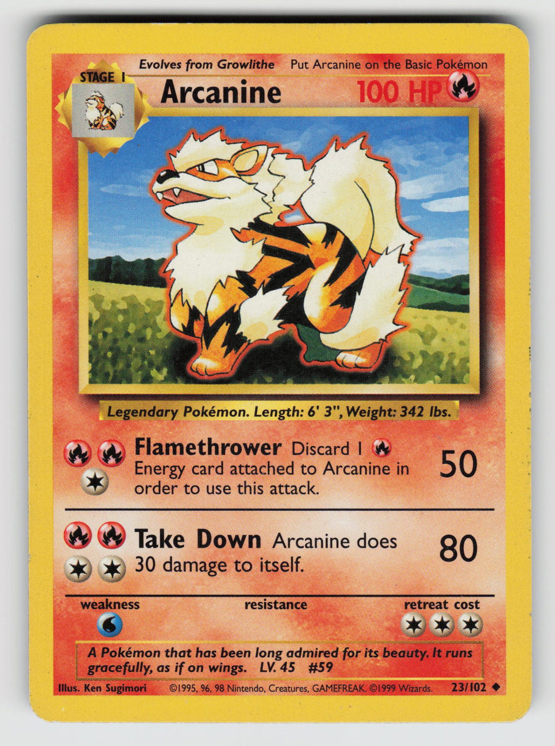 Arcanine | Moderately Played / English / Normal