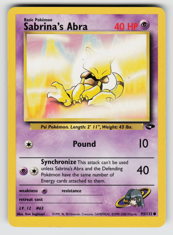 Sabrina's Abra (93) | Moderately Played / English / Unlimited