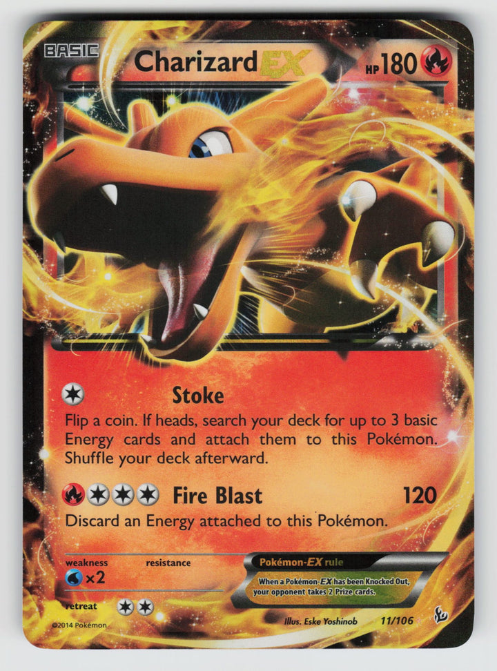 11/106 Charizard EX (11) XY - Flashfire - Holofoil