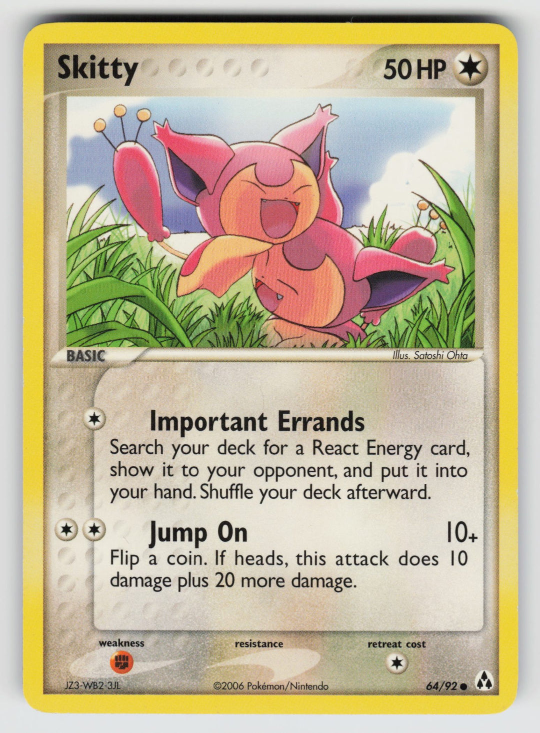 64/92 Skitty EX Legend Maker - Normal - (A)