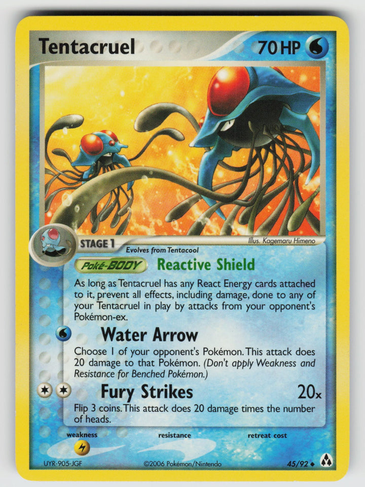 45/92 Tentacruel EX Legend Maker - Normal - (B)