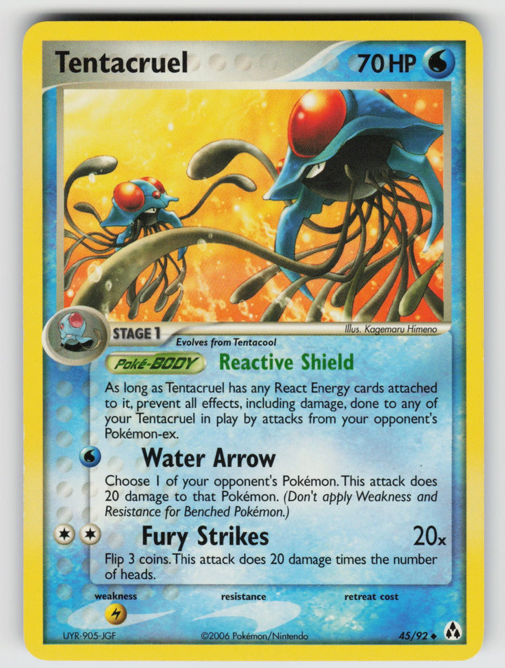 45/92 Tentacruel EX Legend Maker - Normal - (A)