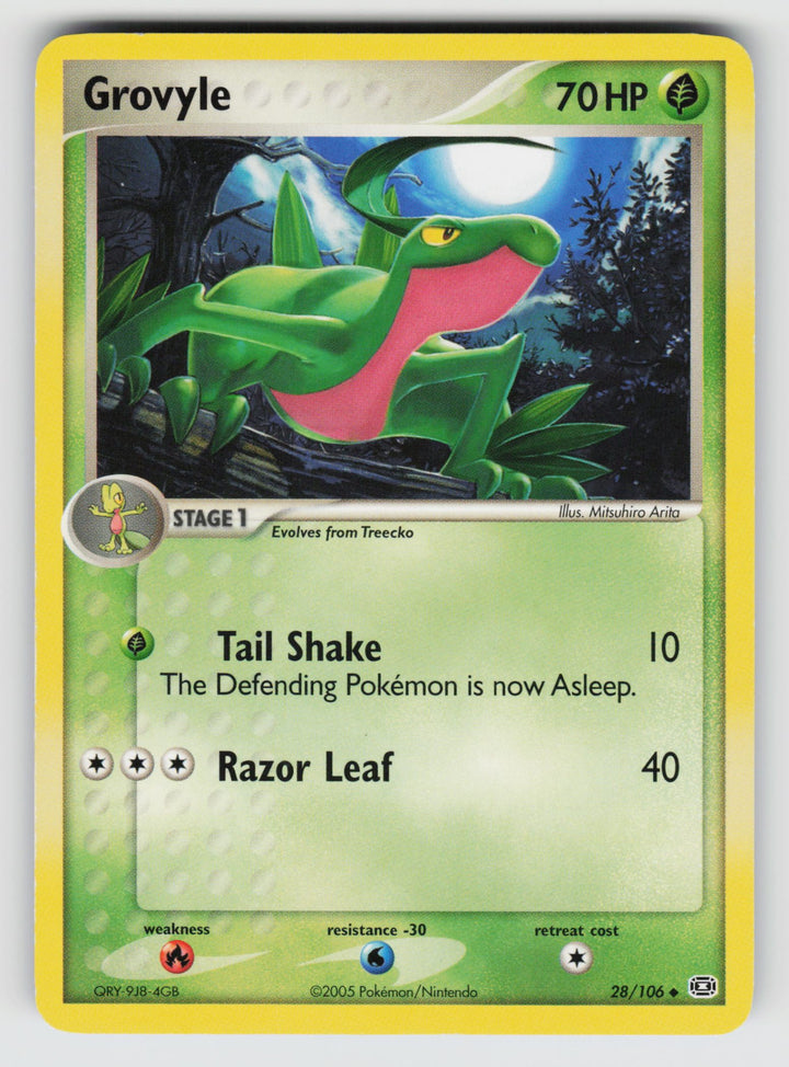 28/106 Grovyle EX Emerald - Normal - (B)