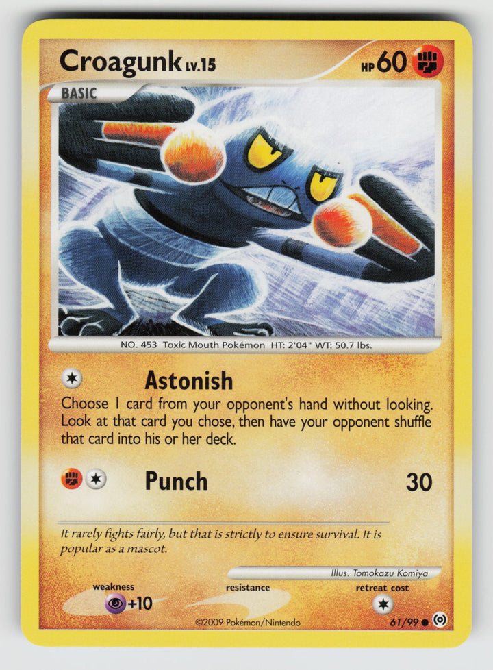 61/99 Croagunk Arceus - Normal - (A)