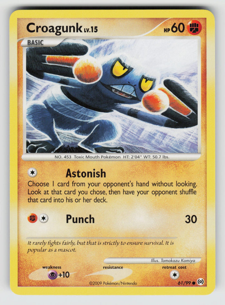 61/99 Croagunk Arceus - Normal - (B)