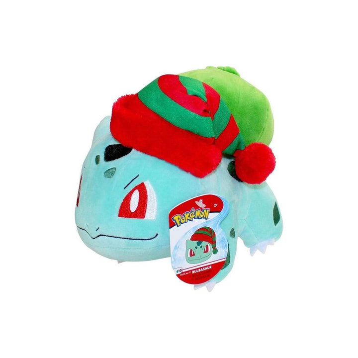 Pokemon - 8in Plush Bulbasaur W/Striped Hat