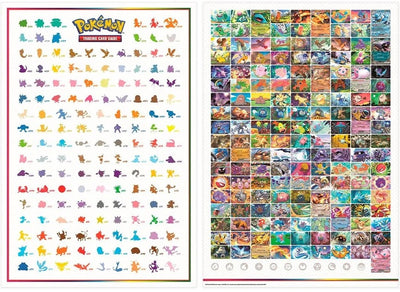 Pokemon Scarlet & Violet 151 Giant Double Sided Poster 100cm x 68cm