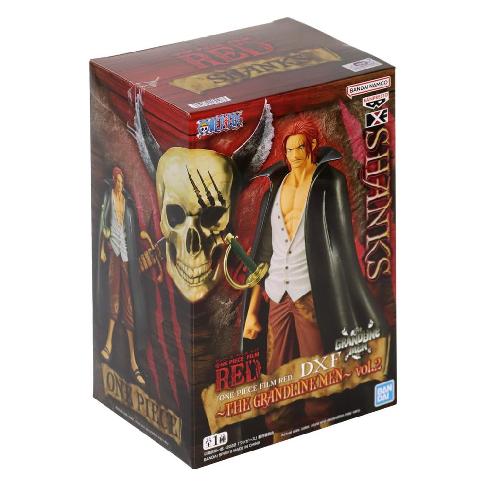 One Piece DXF Banpresto The Grandline Men Vol.2 Shanks Statue