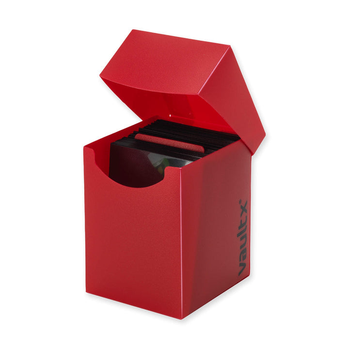 Vault X Large Deck Box 100+ with 150 Sleeves Red