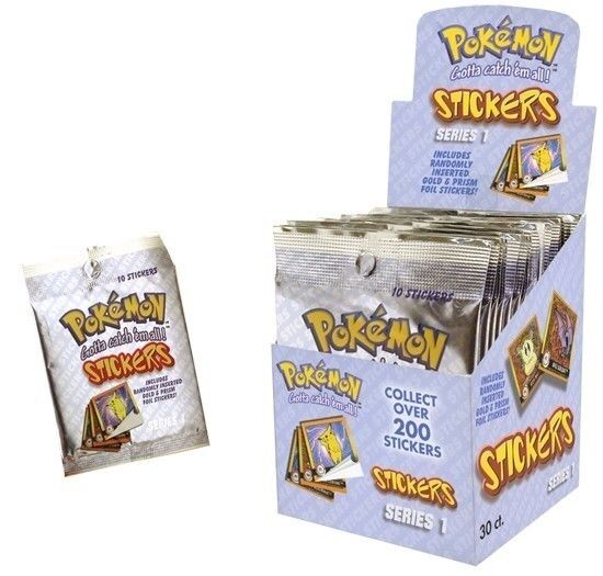 Pokemon 1999 Artbox Stickers Series 1 (1 Pack Supplied)