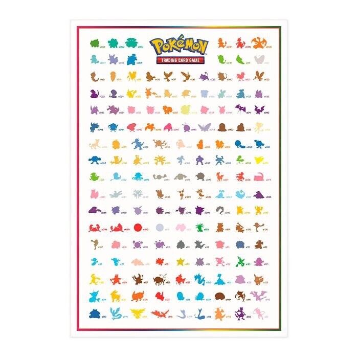 Pokemon Scarlet & Violet 151 Giant Double Sided Poster 100cm x 68cm - stylecreep.com